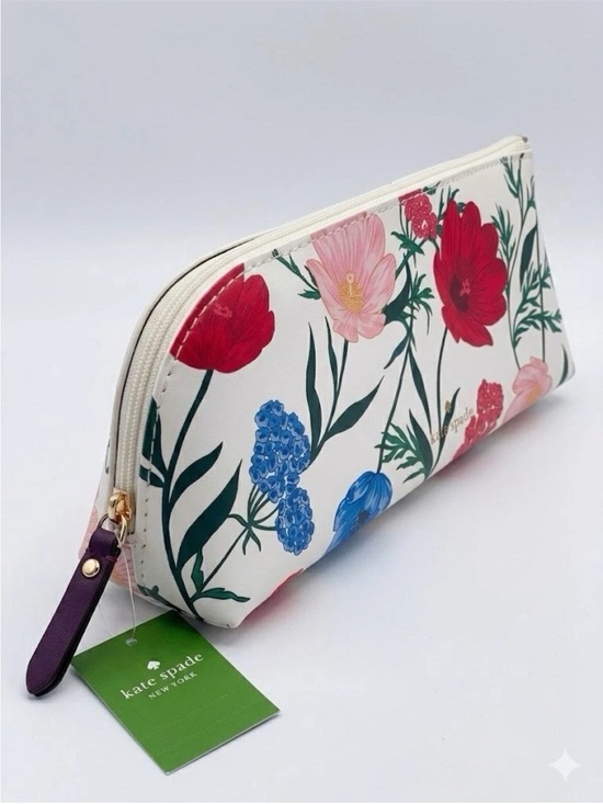 kate spade Handbags - NEW, KATE SPADE Pencil Makeup Pencil Case With Desk Accessories Hydrangea Floral